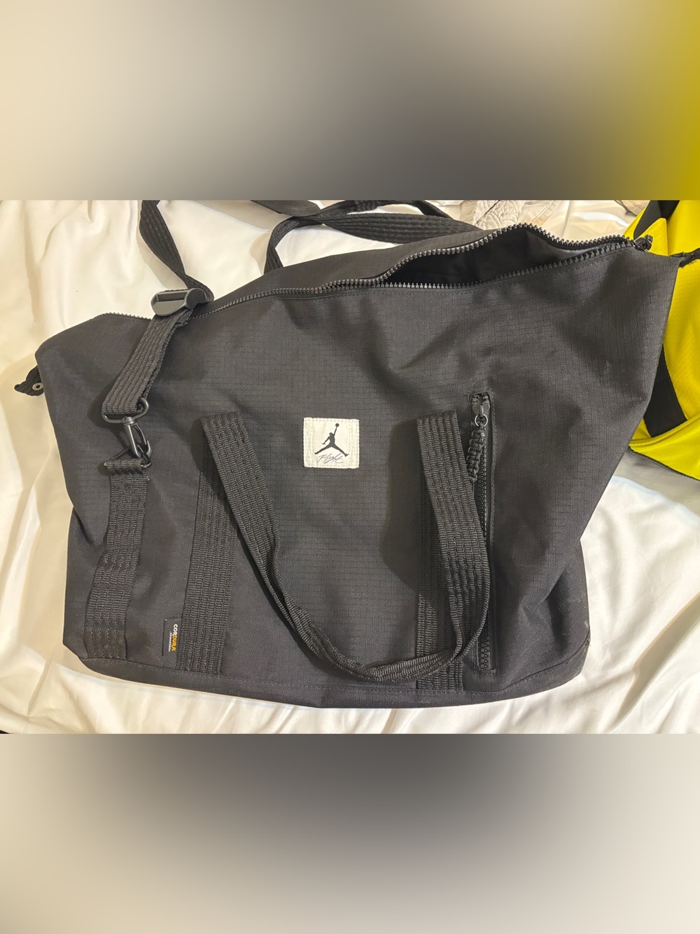 Black Jordan Flight Duffle Bag